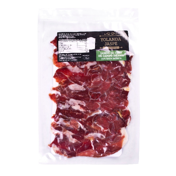 Loncheado Jamón Cebo de Campo 75% Raza Ibérica 200Gr