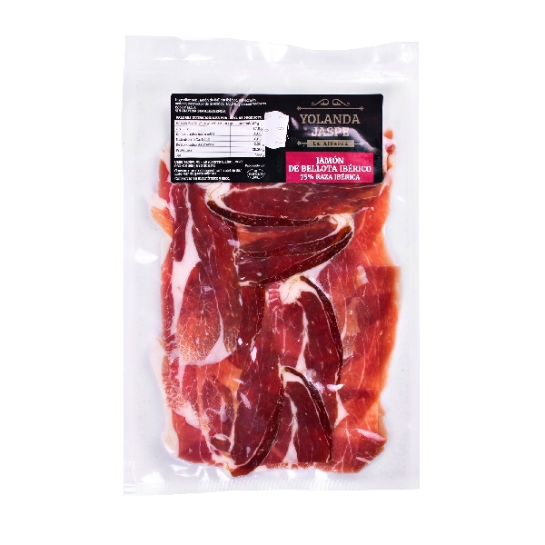 Loncheado Jamón de Bellota 75% Raza Ibérica 200Gr